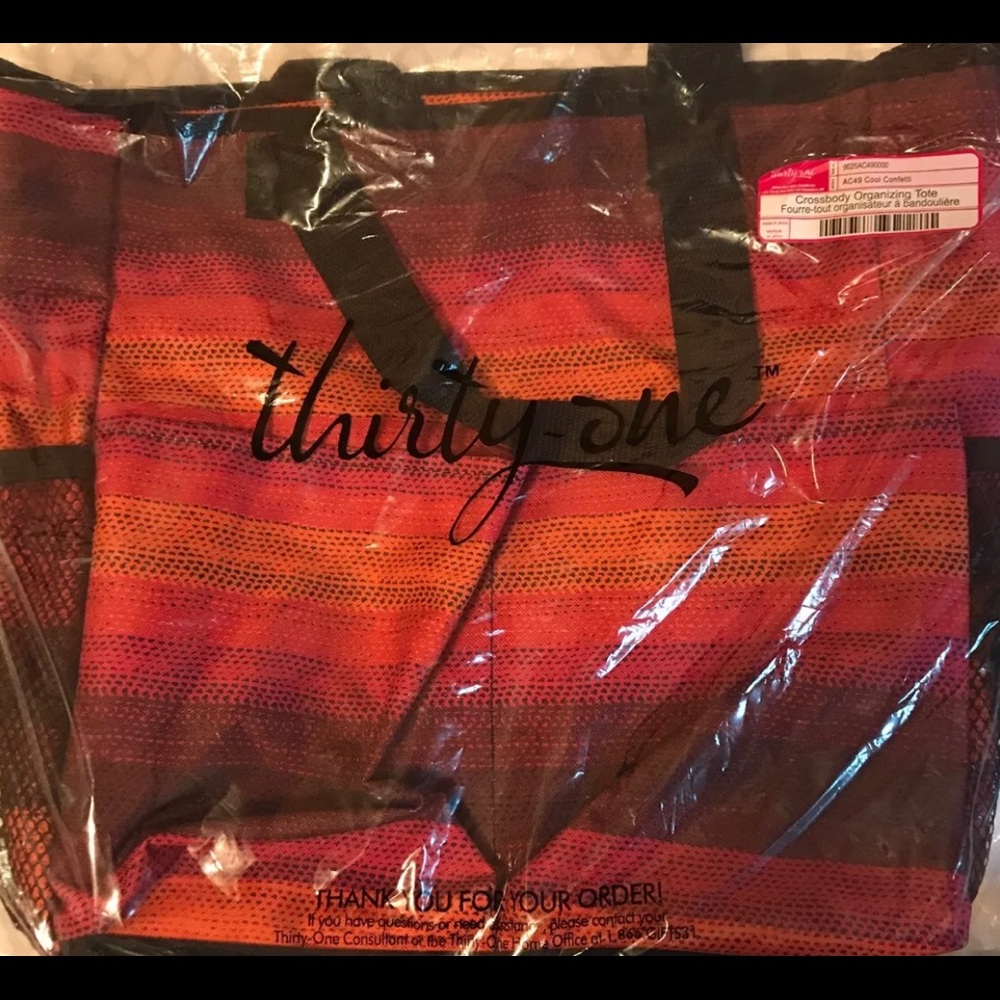 Thirty One crossbody organizing tote